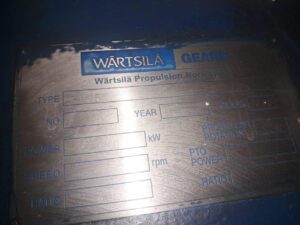 Engine of Wartsila 8L32 Crank Pin grinding