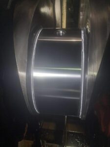 Wartsila Engine 8L32 after Final grinding surface finish 14 Ra value