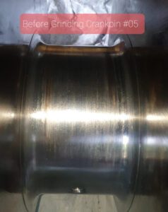 Damage of Wartsila 6R32 Crankpin no. 05