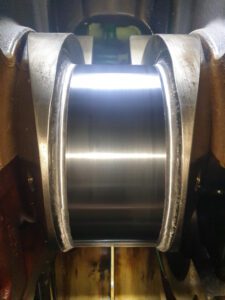 Wartsila 8L32 Crankpin no. 06 after grinding 1.0 mm Undersize