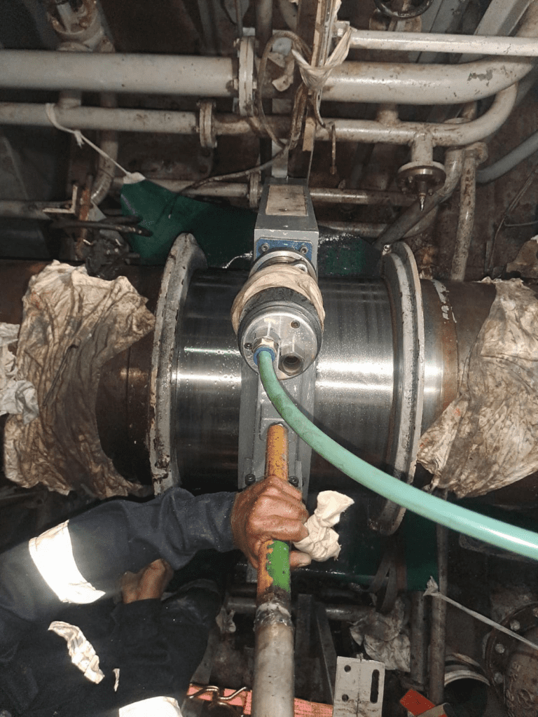 Repair of Intermediate Propeller Shaft Onsite